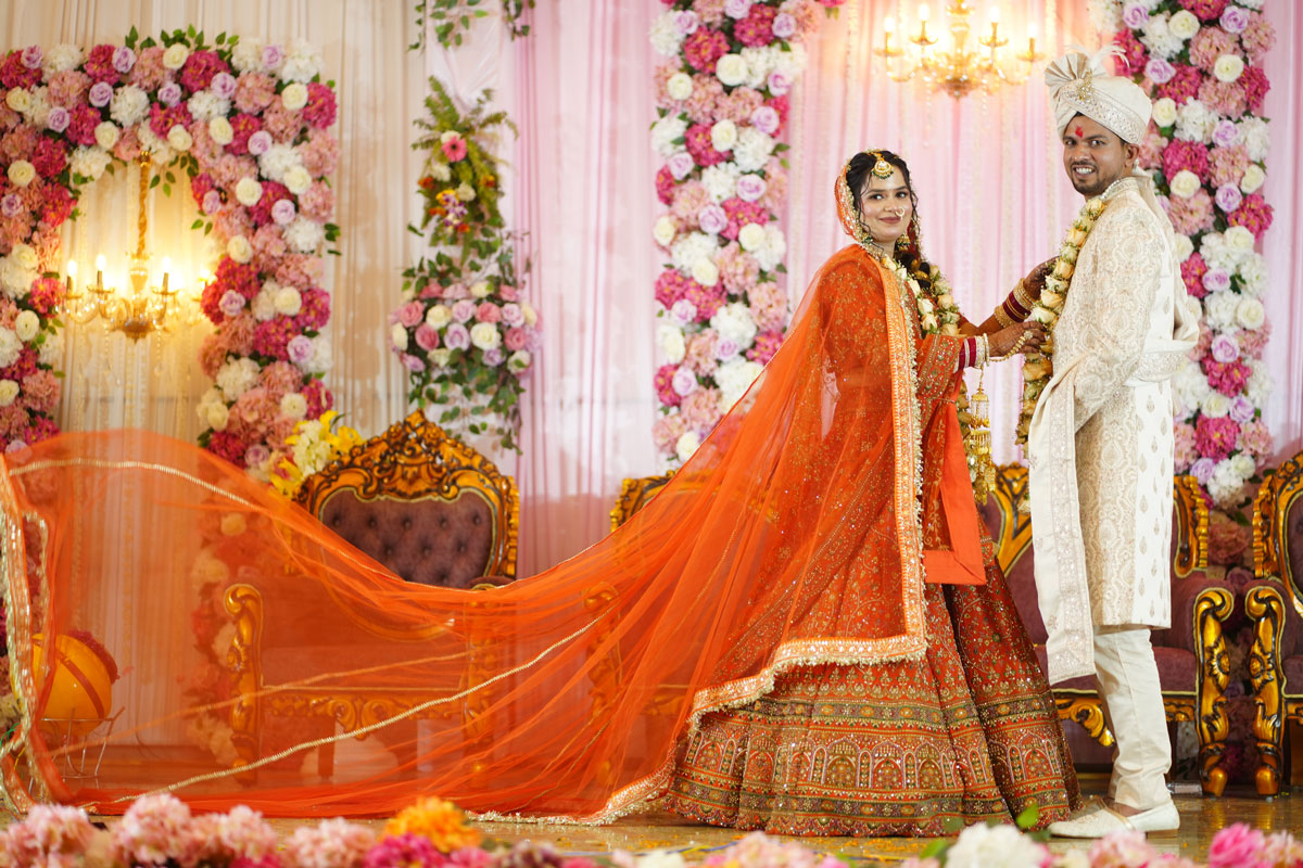 Bride's quiet moment