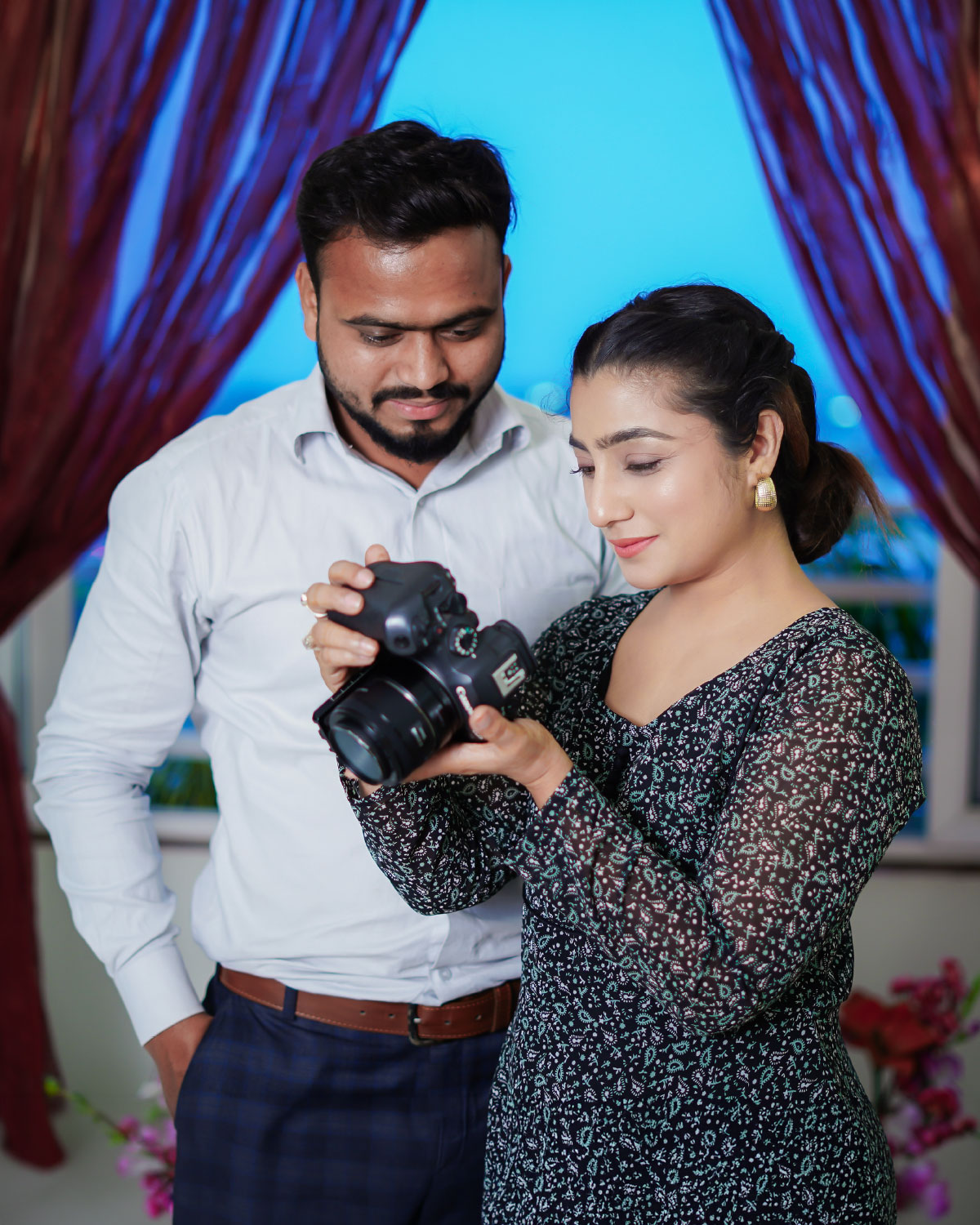 Behind the scenes — the photographer at work